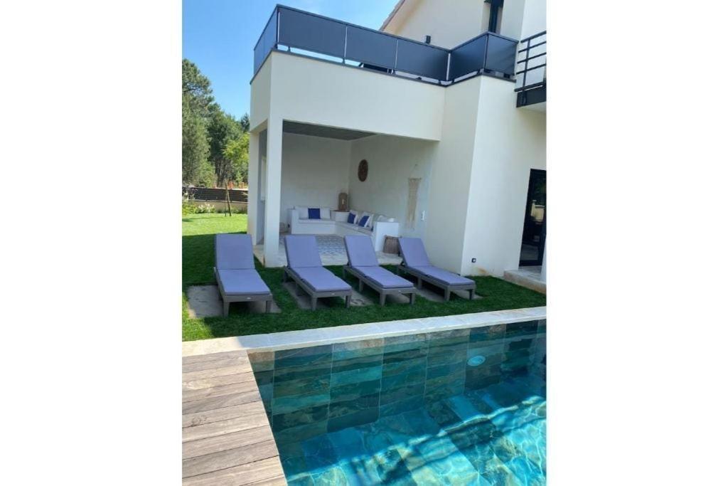 La Villa Des Trois Pins Андерно-ле-Бэн Экстерьер фото